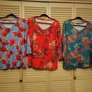 Pioneer woman 3/4 sleeve shirts